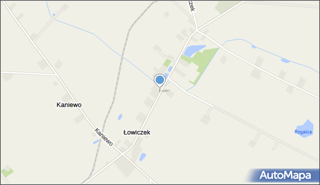 Łowiczek, Łowiczek, mapa Łowiczek