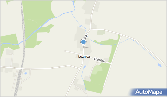 Łoźnica, Łoźnica, mapa Łoźnica