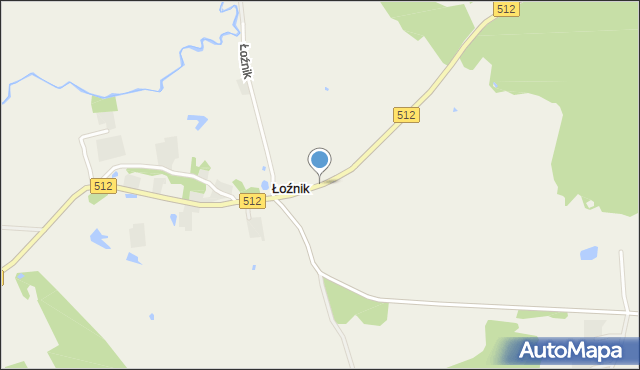 Łoźnik, Łoźnik, mapa Łoźnik