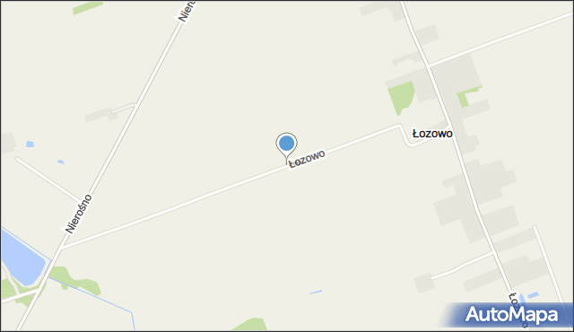 Łozowo, Łozowo, mapa Łozowo