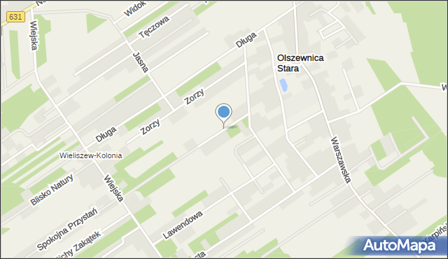 Olszewnica Stara, Lotnicza, mapa Olszewnica Stara