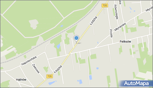 Skierniewice, Łódzka, mapa Skierniewic