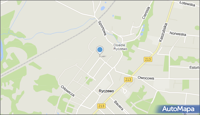 Słupsk, Lokajskiego Eugeniusza, mapa Słupska