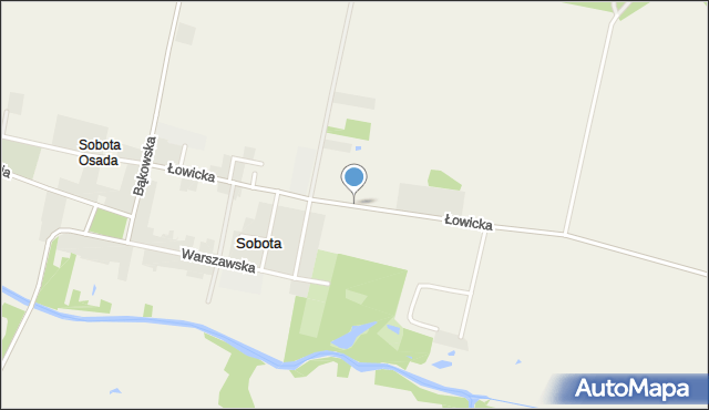 Sobota gmina Bielawy, Łowicka, mapa Sobota gmina Bielawy