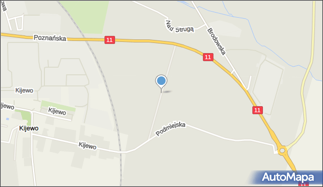 Środa Wielkopolska, Logistyczna, mapa Środa Wielkopolska