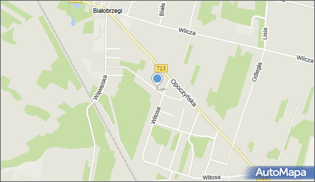 Tomaszów Mazowiecki, Łozińskiego Bohdana Apolinariusza, mapa Tomaszów Mazowiecki