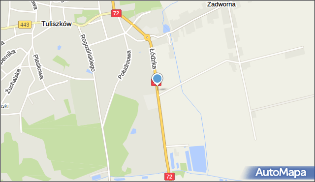 Tuliszków, Łódzka, mapa Tuliszków