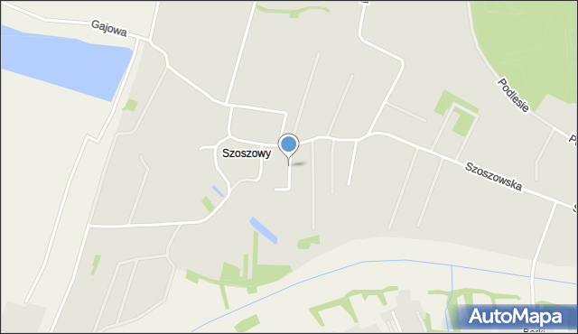 Żory, Lompy Józefa, mapa Żor