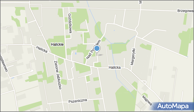 Białystok, Lubczykowa, mapa Białegostoku