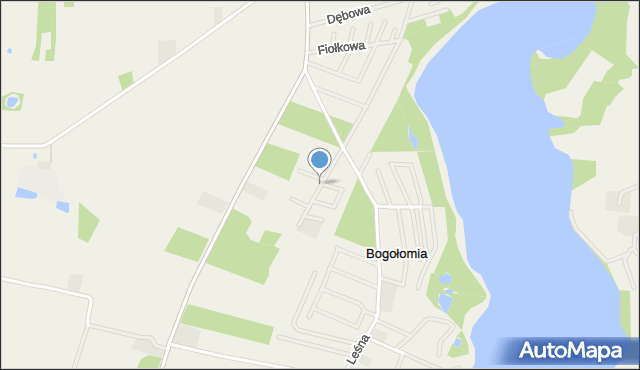 Bogołomia, Łubinowa, mapa Bogołomia