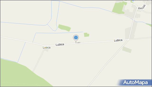 Drożki, Lubica, mapa Drożki