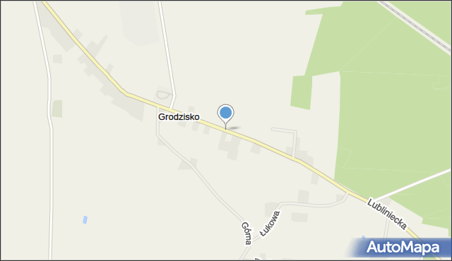 Grodzisko gmina Olesno, Lubliniecka, mapa Grodzisko gmina Olesno