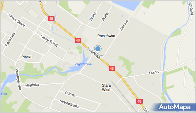 Kozienice, Lubelska, mapa Kozienice