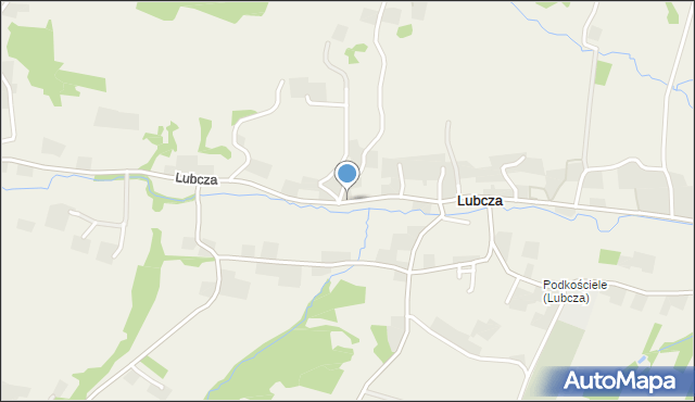 Lubcza gmina Ryglice, Lubcza, mapa Lubcza gmina Ryglice