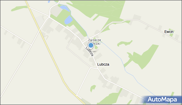 Lubcza gmina Wodzisław, Lubcza, mapa Lubcza gmina Wodzisław