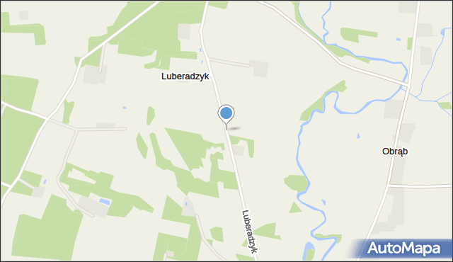 Luberadzyk, Luberadzyk, mapa Luberadzyk