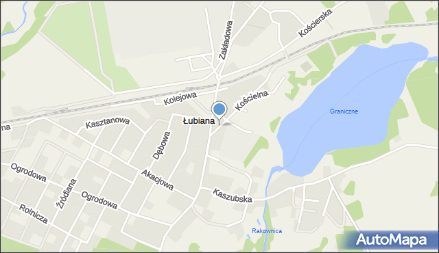 Łubiana, Łubiana, mapa Łubiana