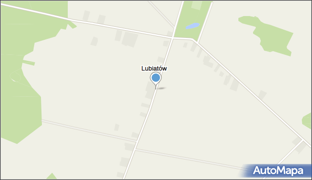 Lubiatów gmina Wolbórz, Lubiatów, mapa Lubiatów gmina Wolbórz