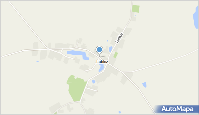 Lubicz gmina Strzelce Krajeńskie, Lubicz, mapa Lubicz gmina Strzelce Krajeńskie