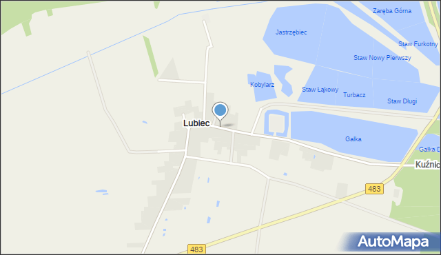 Lubiec, Lubiec, mapa Lubiec