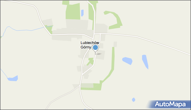 Lubiechów Górny, Lubiechów Górny, mapa Lubiechów Górny