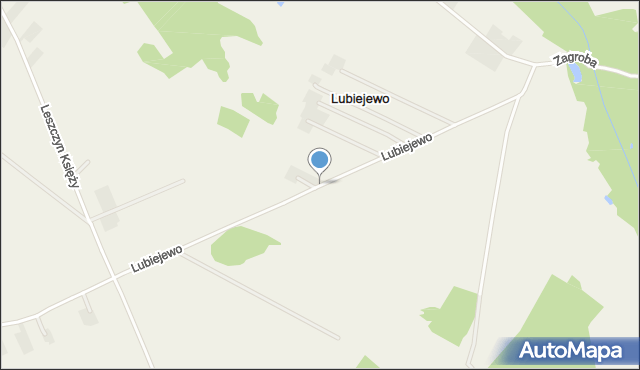 Lubiejewo, Lubiejewo, mapa Lubiejewo