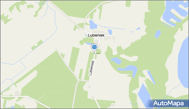 Lubieniek, Lubieniek, mapa Lubieniek