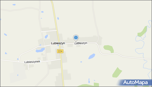 Lubieszyn, Lubieszyn, mapa Lubieszyn