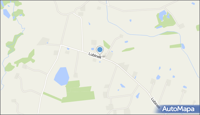Lubin gmina Kikół, Lubinek, mapa Lubin gmina Kikół