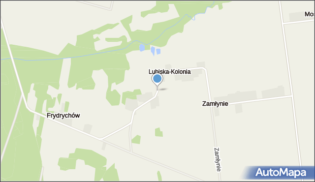 Lubiska-Kolonia, Lubiska-Kolonia, mapa Lubiska-Kolonia