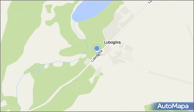 Lubogóra, Lubogóra, mapa Lubogóra
