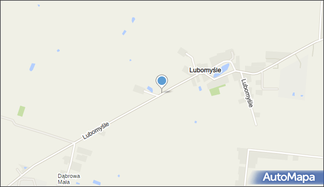 Lubomyśle, Lubomyśle, mapa Lubomyśle