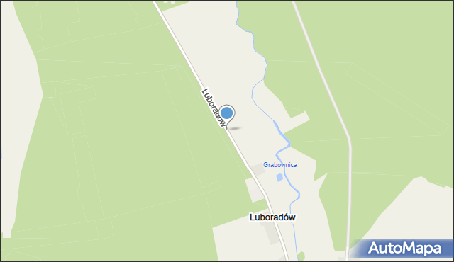 Luboradów, Luboradów, mapa Luboradów