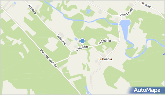 Lubośnia, Lubośnia, mapa Lubośnia