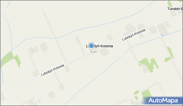 Lubotyń-Kolonia, Lubotyń-Kolonia, mapa Lubotyń-Kolonia