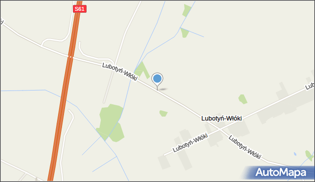 Lubotyń-Włóki, Lubotyń-Włóki, mapa Lubotyń-Włóki