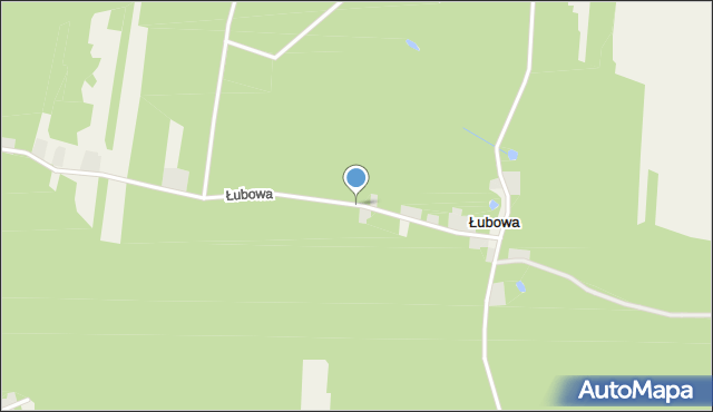 Łubowa, Łubowa, mapa Łubowa
