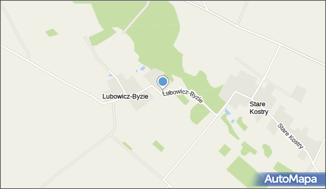 Lubowicz-Byzie, Lubowicz-Byzie, mapa Lubowicz-Byzie