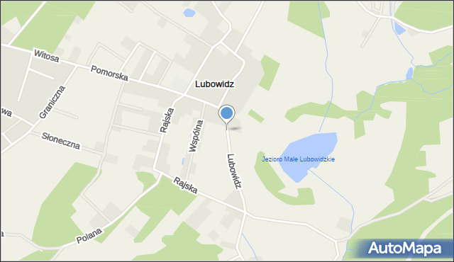 Lubowidz gmina Nowa Wieś Lęborska, Lubowidz, mapa Lubowidz gmina Nowa Wieś Lęborska