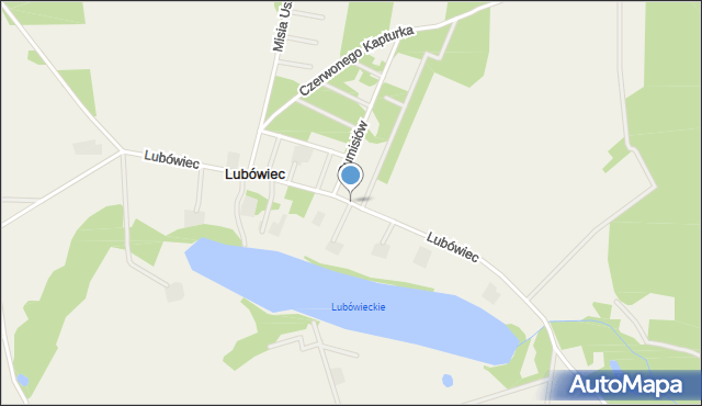 Lubówiec, Lubówiec, mapa Lubówiec