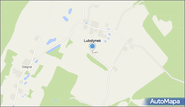 Lubstynek, Lubstynek, mapa Lubstynek