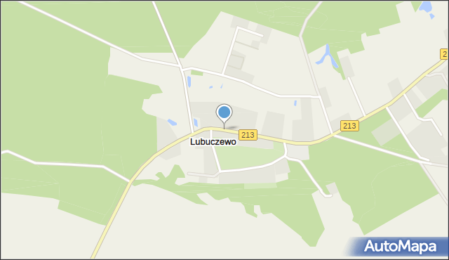 Lubuczewo, Lubuczewo, mapa Lubuczewo