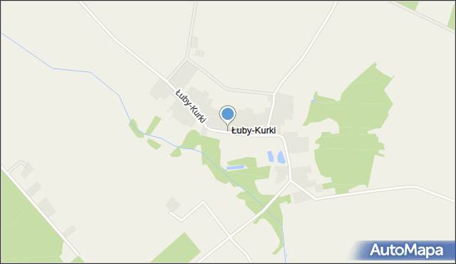 Łuby-Kurki, Łuby-Kurki, mapa Łuby-Kurki