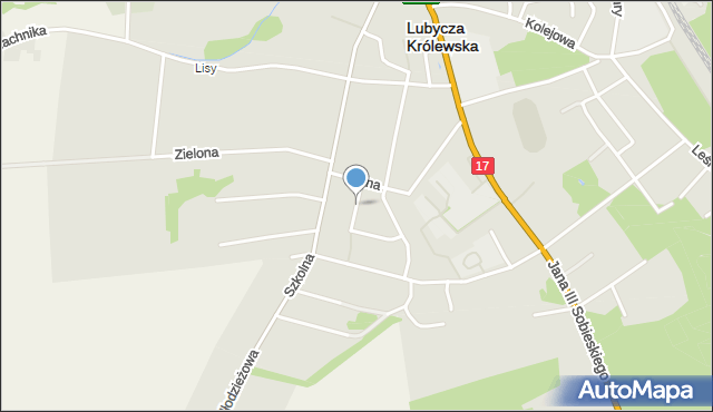 Lubycza Królewska, Lubeckiego Kazimierza, mapa Lubycza Królewska