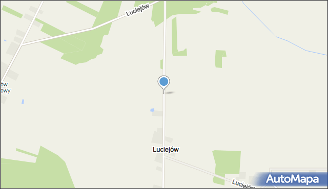 Luciejów, Luciejów, mapa Luciejów