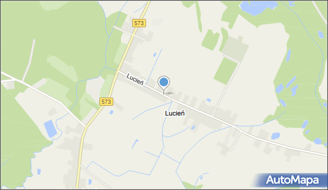 Lucień, Lucień, mapa Lucień