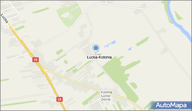 Łucka-Kolonia, Łucka-Kolonia, mapa Łucka-Kolonia