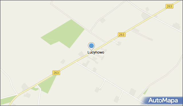 Lucynowo gmina Ostrowite, Lucynowo, mapa Lucynowo gmina Ostrowite