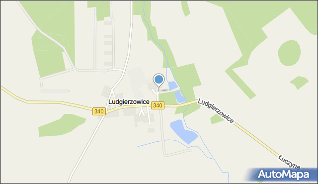 Ludgierzowice, Ludgierzowice, mapa Ludgierzowice