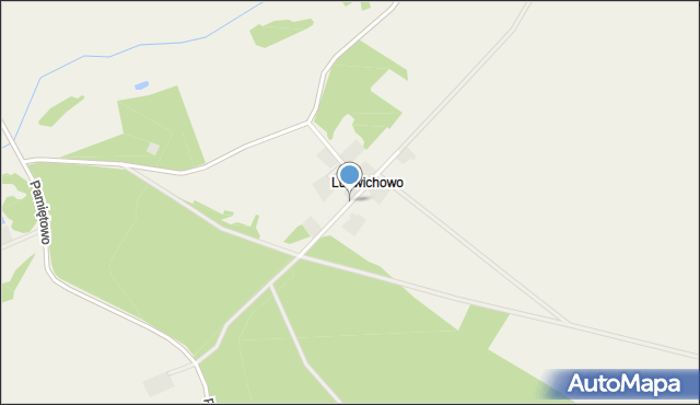 Ludwichowo gmina Kęsowo, Ludwichowo, mapa Ludwichowo gmina Kęsowo